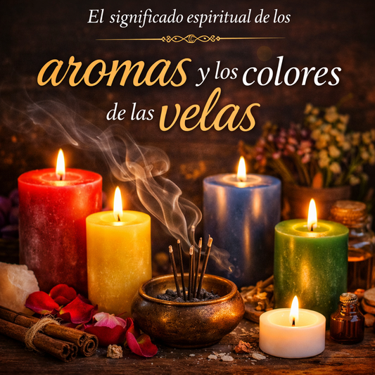 Significado espiritual de los aromas y los colores de las velas.