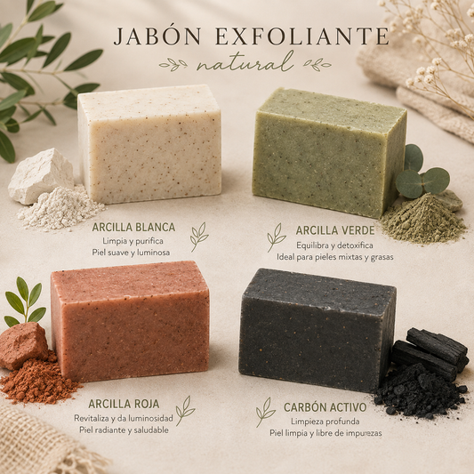 Jabón exfoliante natural – Piel suave y renovada