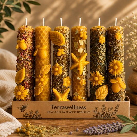 Velas de miel natural – Calidez y aroma auténtico