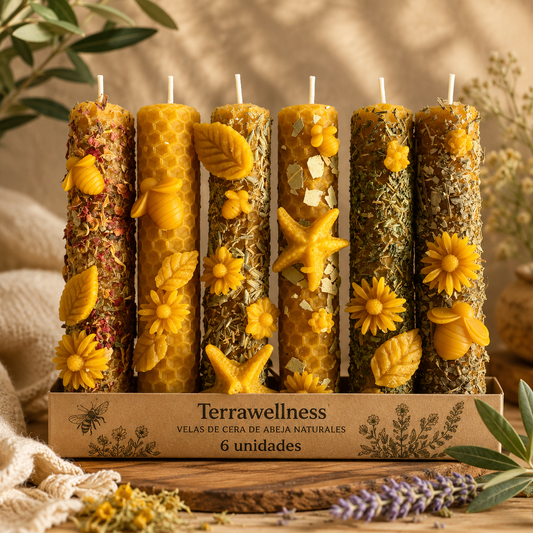 Velas de miel natural – Calidez y aroma auténtico
