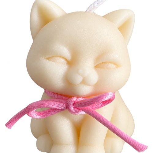 Vela en forma de gato