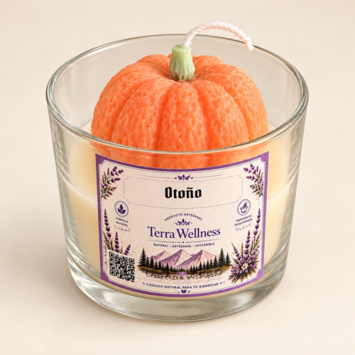 Vela con calabaza